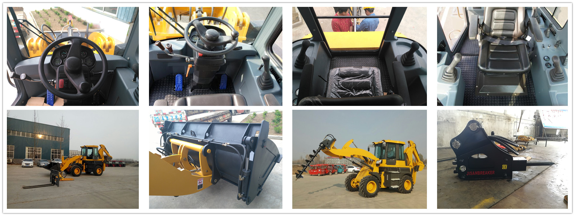4X4 backhoe loader WZ30-25