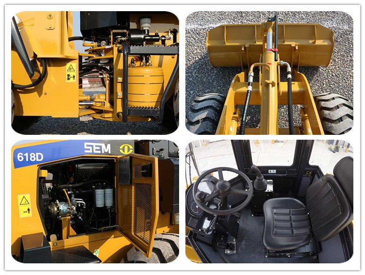 low price mini wheel loader sem618d for sale